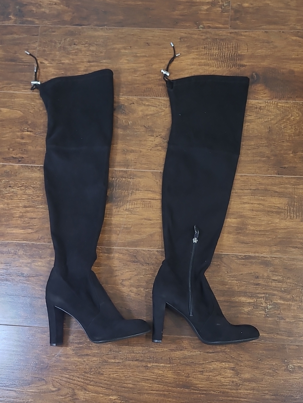 Sam Edelman 'Kent' Over the Knee Boot Black Suede Size 8.5 - Picture 2 of 9